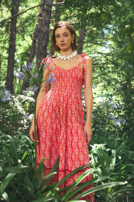 REECE MAXI DRESS INDRA PINK made by Ro's Garden