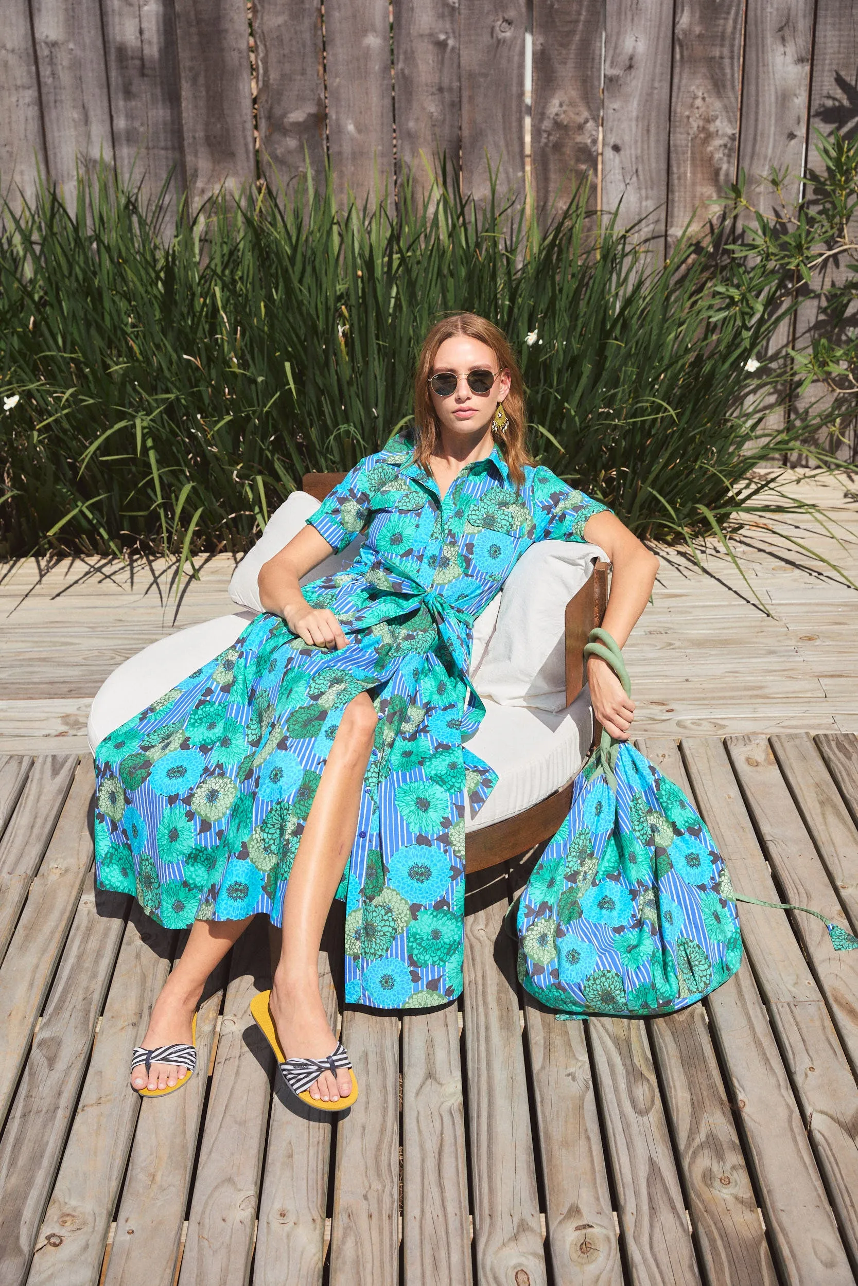 CC SUTTON MAXI DRESS CALA BLUE sold by Ro's Garden product image thumbnail 3
