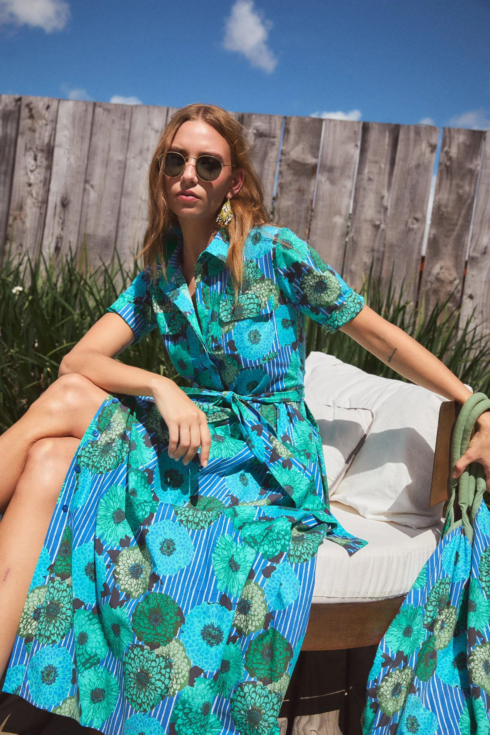 CC SUTTON MAXI DRESS CALA BLUE sold by Ro's Garden
