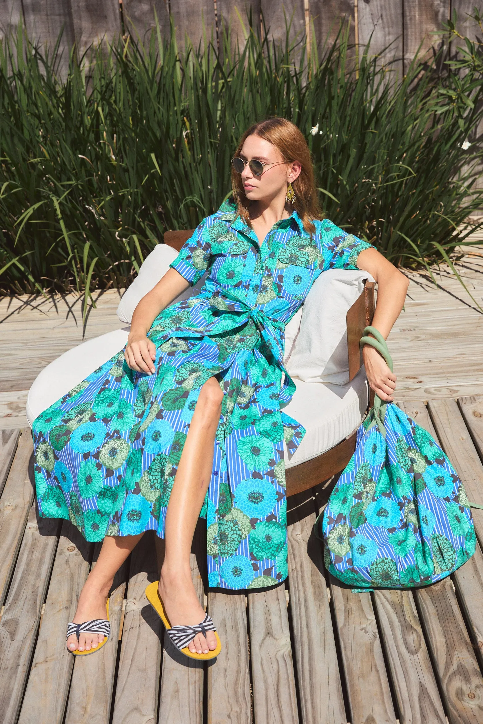 CC SUTTON MAXI DRESS CALA BLUE sold by Ro's Garden product image thumbnail 2