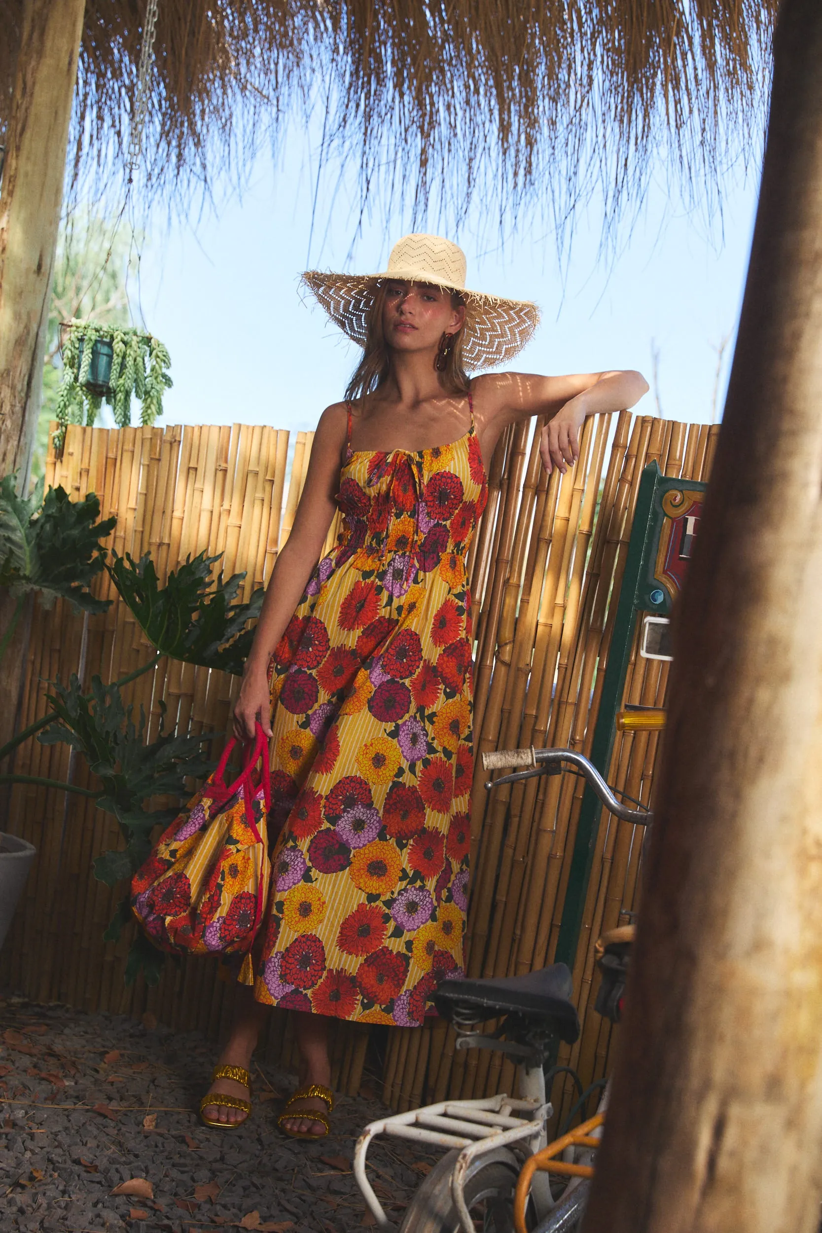 CC SLOANE MIDI DRESS CALA YELLOW sold by Ro's Garden product image thumbnail 3