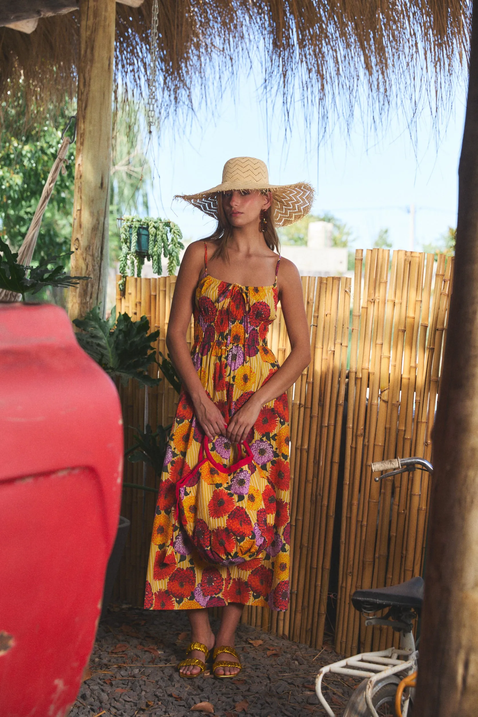 CC SLOANE MIDI DRESS CALA YELLOW sold by Ro's Garden product image thumbnail 4