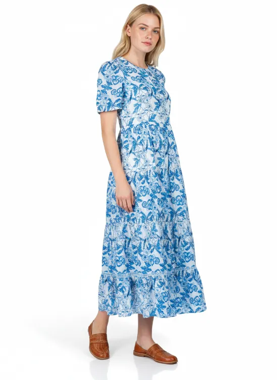 DAPHNE MIDI DRESS KAI BLUE sold by Ro's Garden