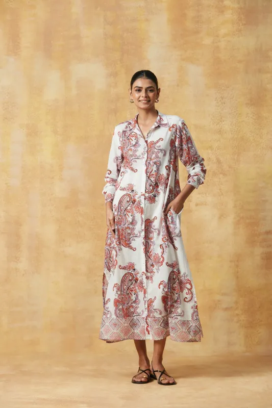 FARRAH LONG KURTA ADESSA PINK made by Ro's Garden