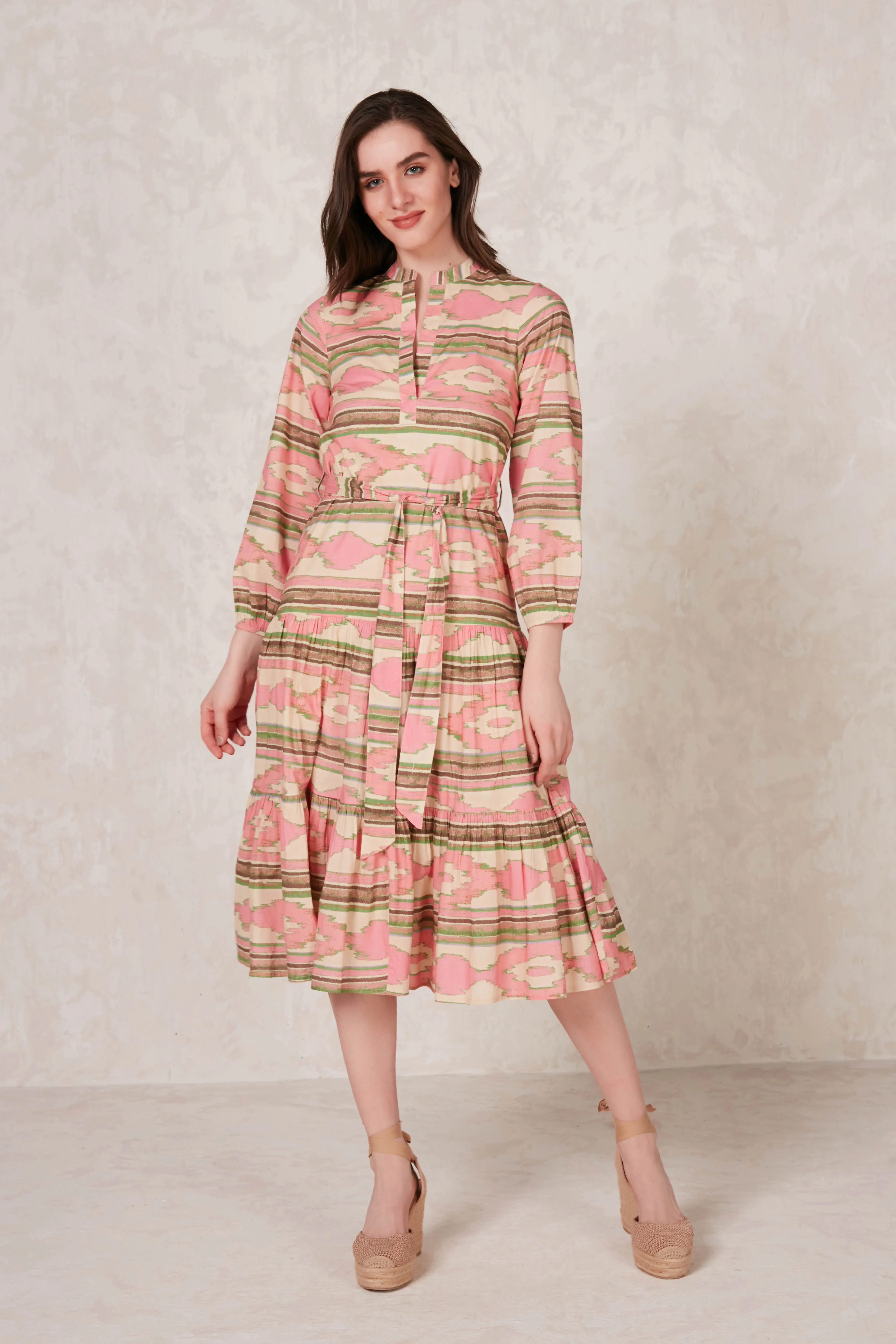 PURA MAXI DRESS ODELLE PINK sold by Ro's Garden