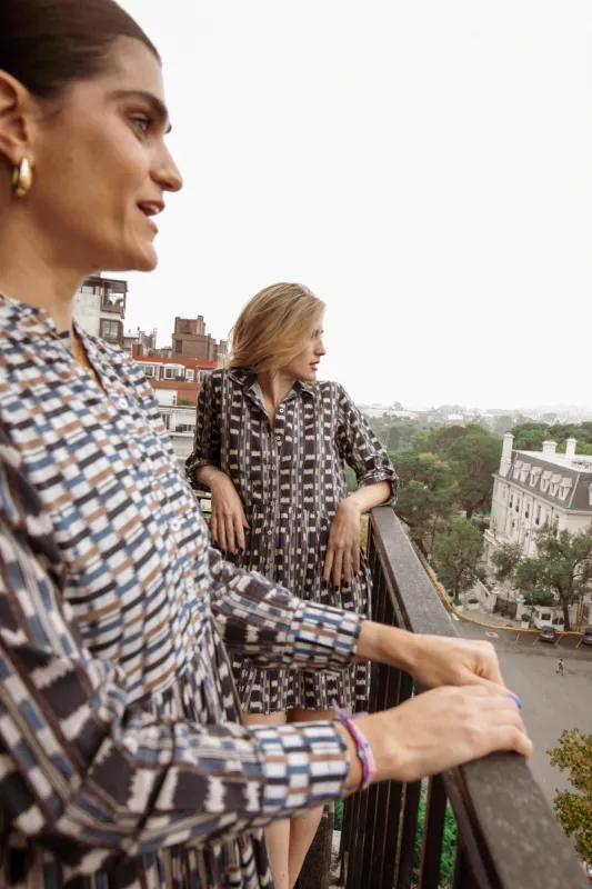 DIWALI MAXI DRESS MANUEL BLUE sold by Ro's Garden