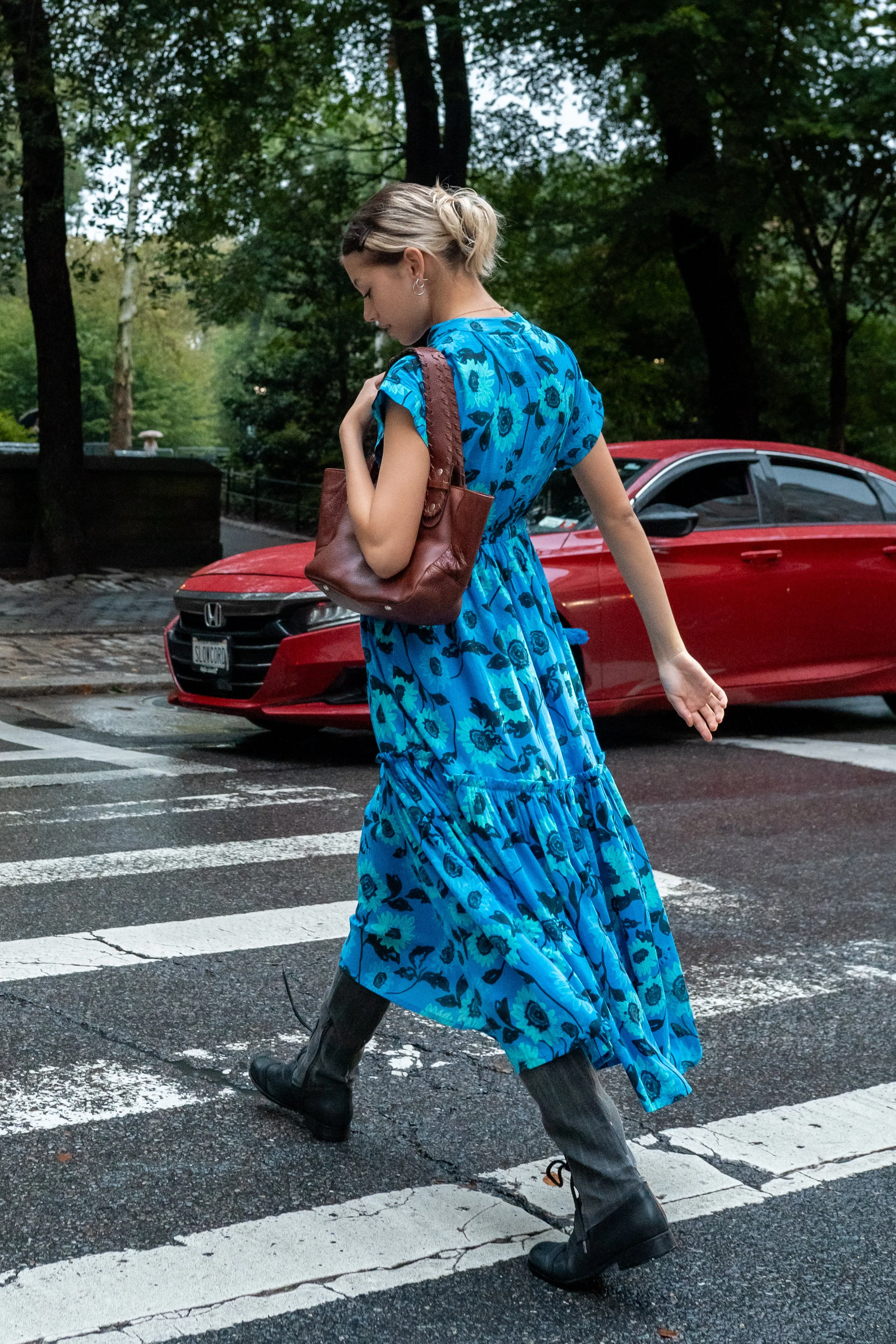 MUMI MIDI DRESS ORTENSIA BLUE sold by Ro's Garden product image thumbnail 5