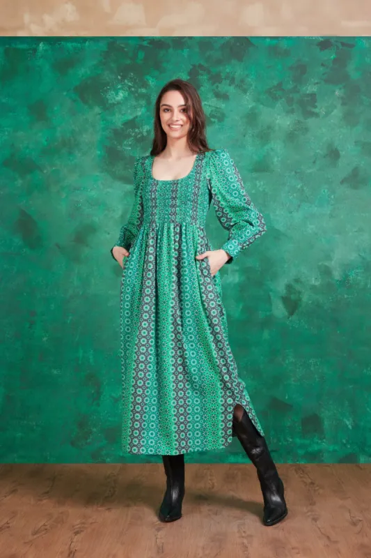 ICELAND MIDI DRESS GRETA GREEN sold by Ro's Garden