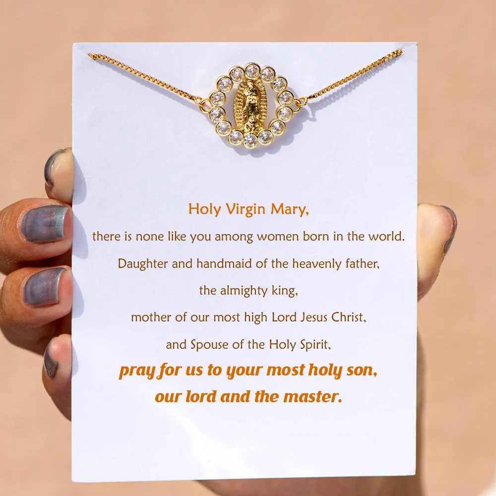 "Prayer to Virgin Mary" Virgin Mary Bracelet sold by SARAH'S WHISPER product image thumbnail 2