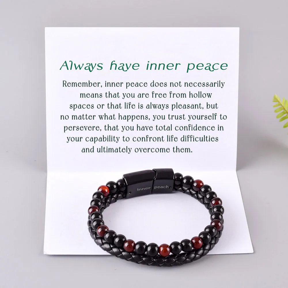 "Inner Peach" Buddha Bracelet sold by SARAH'S WHISPER product image thumbnail 2