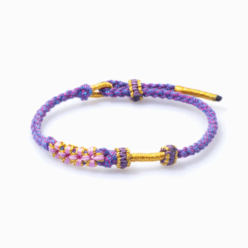 To My Granddaughter "A link that can never be undone" Peach Blossom Bracelet sold by SARAH'S WHISPER