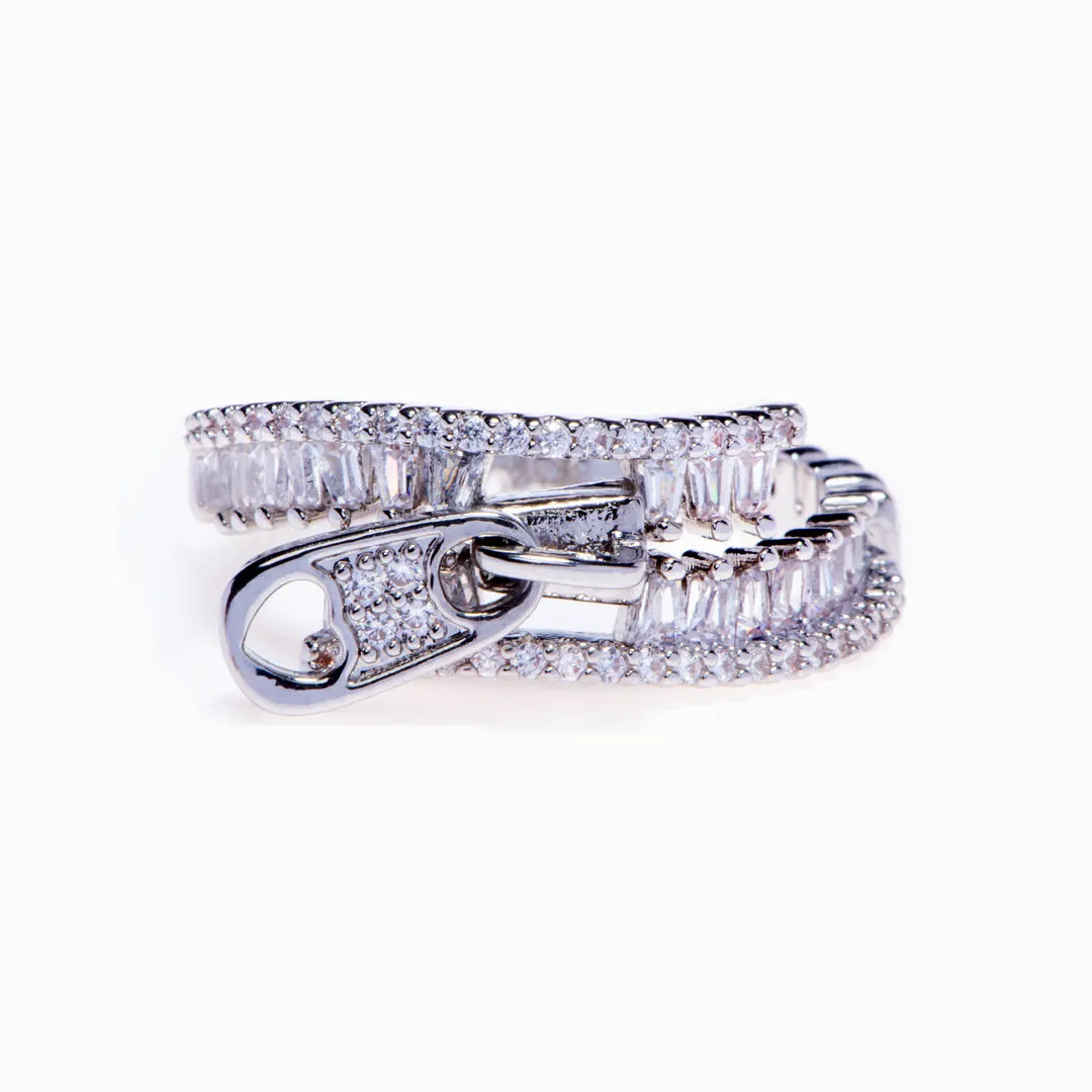 To My Best Friend "Thank you being a friend." Zip Ring sold by SARAH'S WHISPER