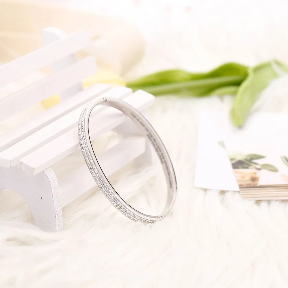 To My Niece "Only an aunt can hug like a mom keep secrets like a sister share love like a friend" Bracelet sold by SARAH'S WHISPER product image thumbnail 3