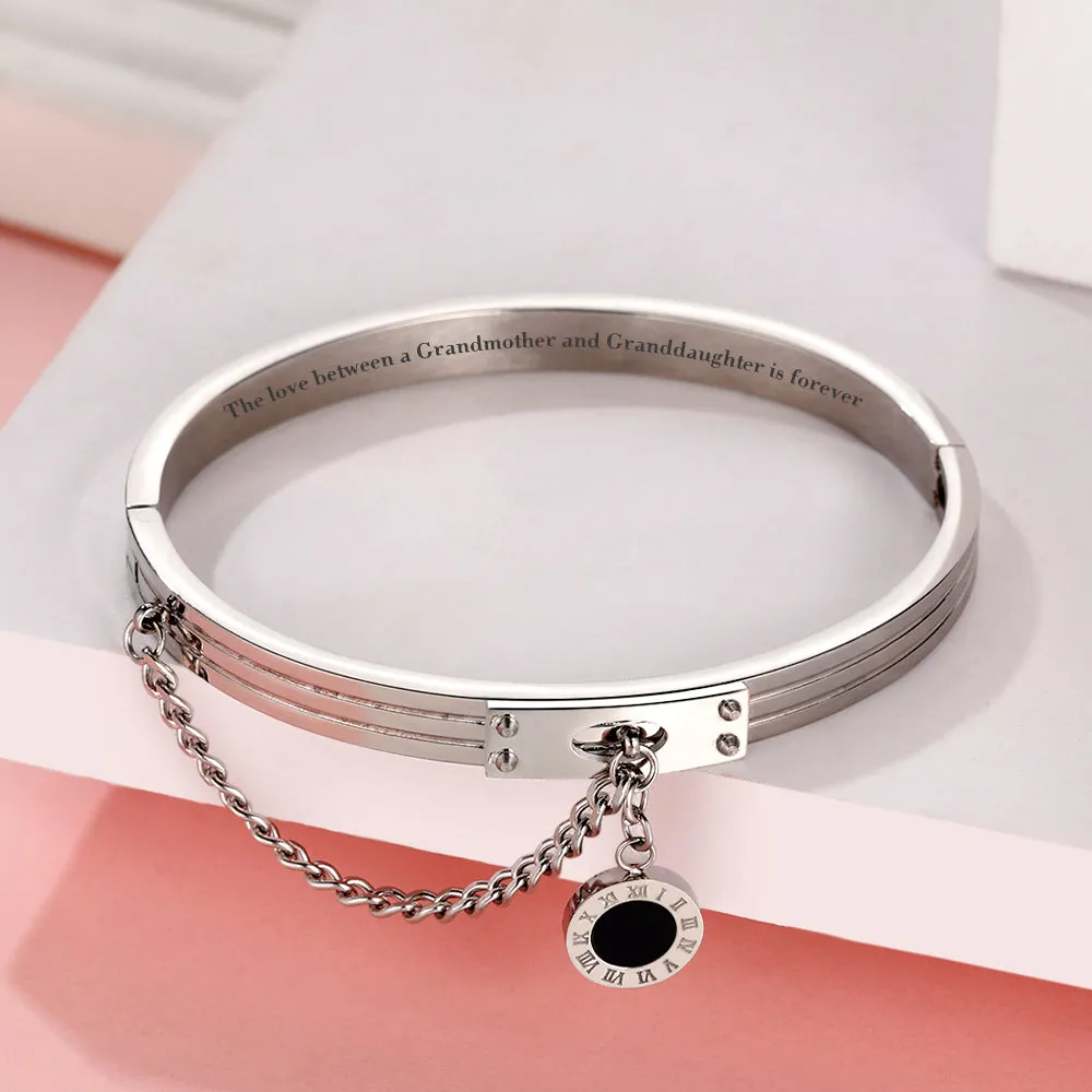 To My Granddaugther "Always in my heart" Bracelet sold by SARAH'S WHISPER