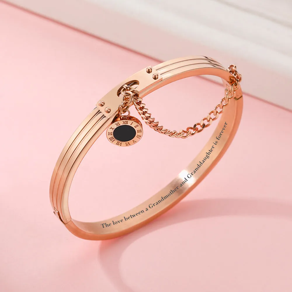 To My Granddaugther "Always in my heart" Bracelet sold by SARAH'S WHISPER product image thumbnail 3