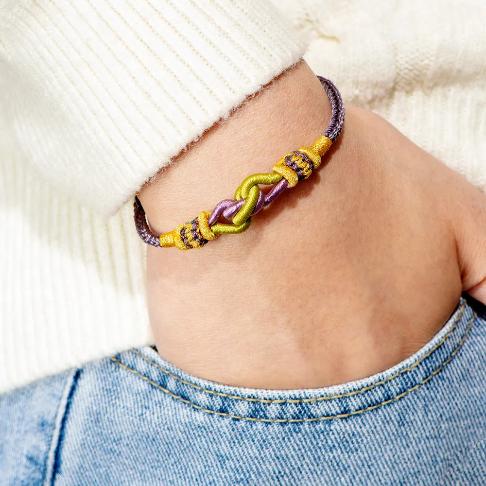 To My Granddaughter "We share a Bond So STRONG that NO ONE CAN BREAK." Braided Knot Bracelet sold by SARAH'S WHISPER product image thumbnail 3