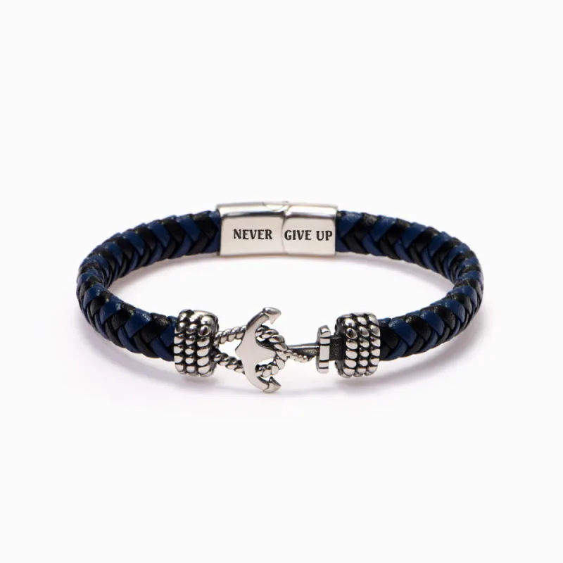 "Persistence Goes with Success" Anchor Bracelet sold by SARAH'S WHISPER