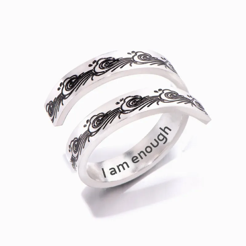 "You are Strong, You are Whole, You are Enough!" Ring sold by SARAH'S WHISPER