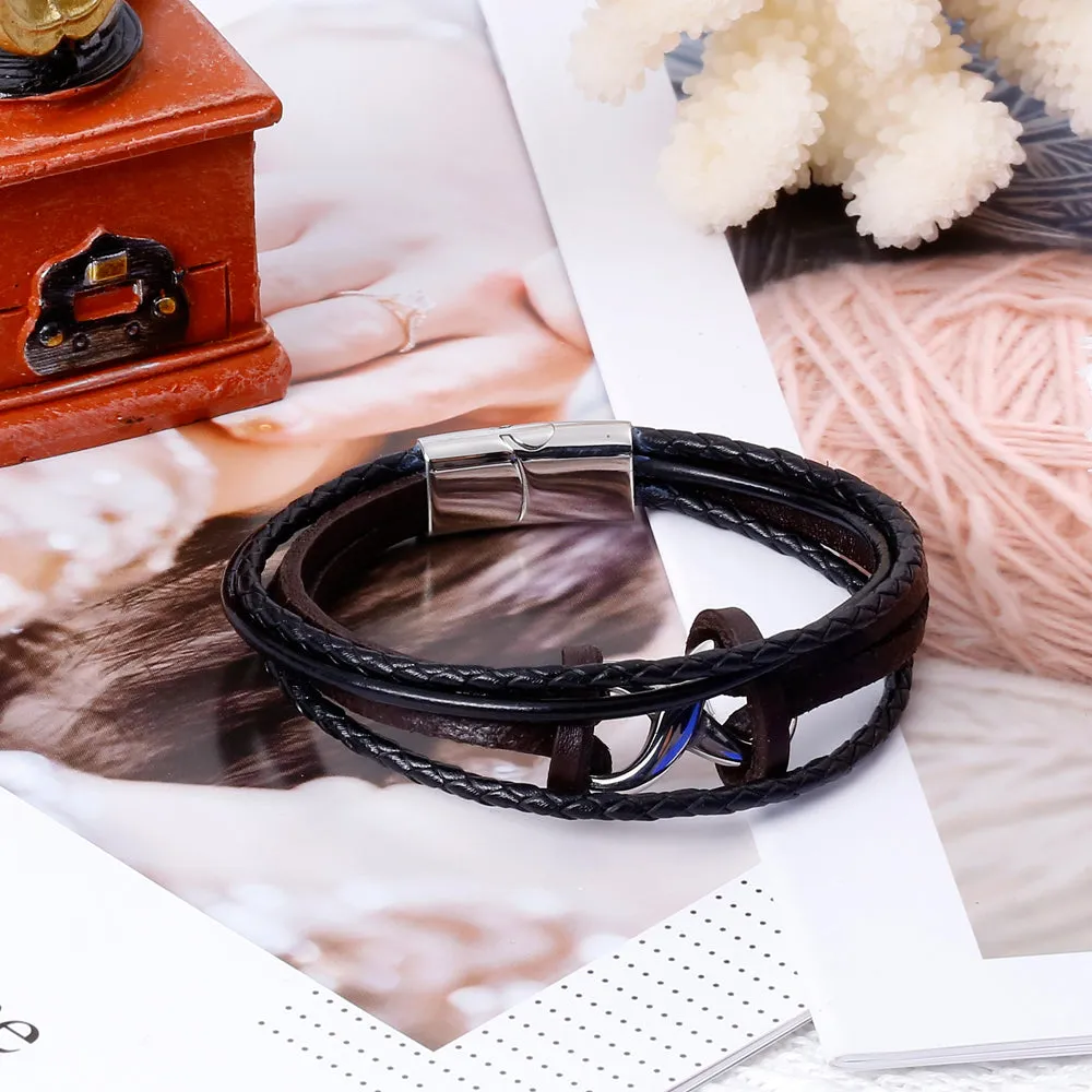 To My Grandson "Infinite Love" Infinite Knot Bracelet sold by SARAH'S WHISPER product image thumbnail 3