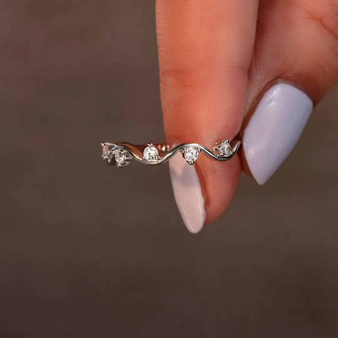"I will be there for you through them all." Wave Ring sold by SARAH'S WHISPER product image thumbnail 4