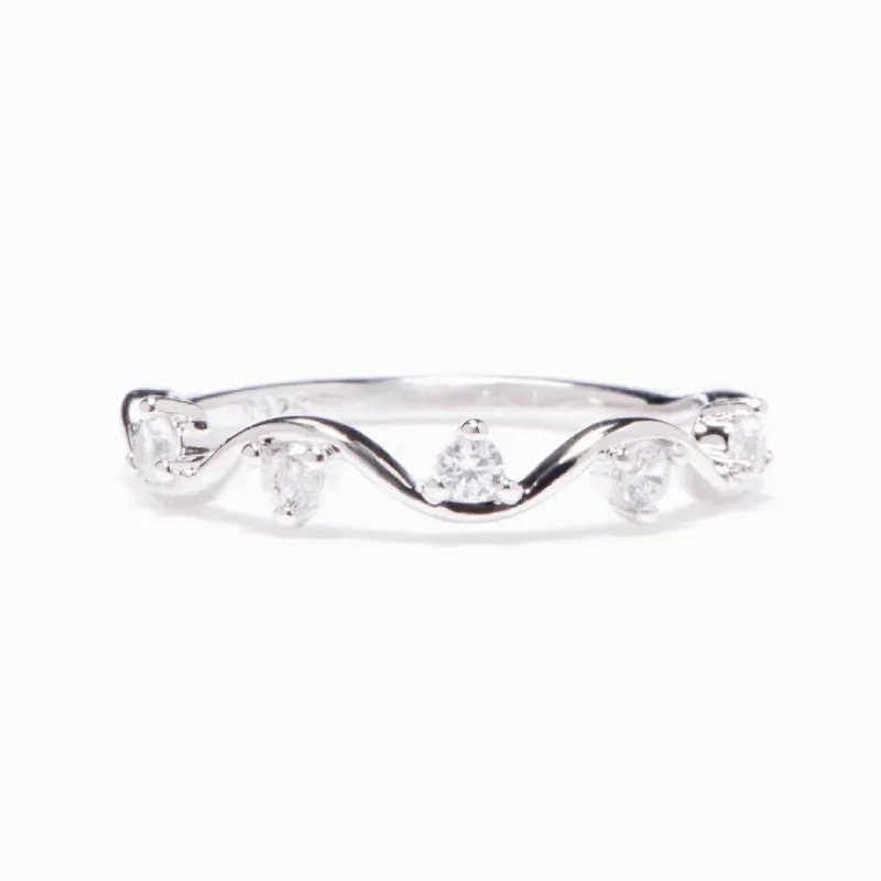 "I will be there for you through them all." Wave Ring sold by SARAH'S WHISPER