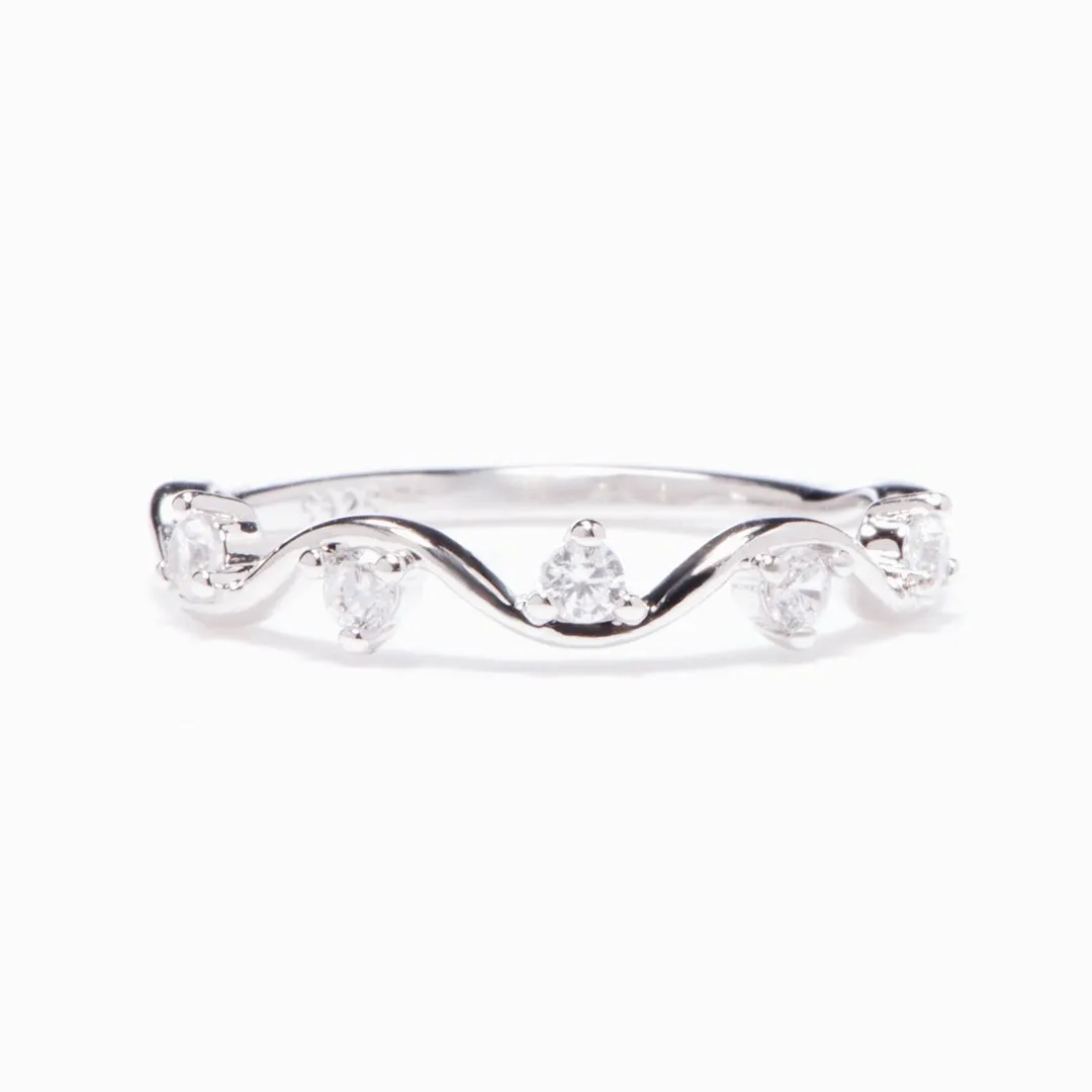 "I will be there for you through them all." Wave Ring sold by SARAH'S WHISPER