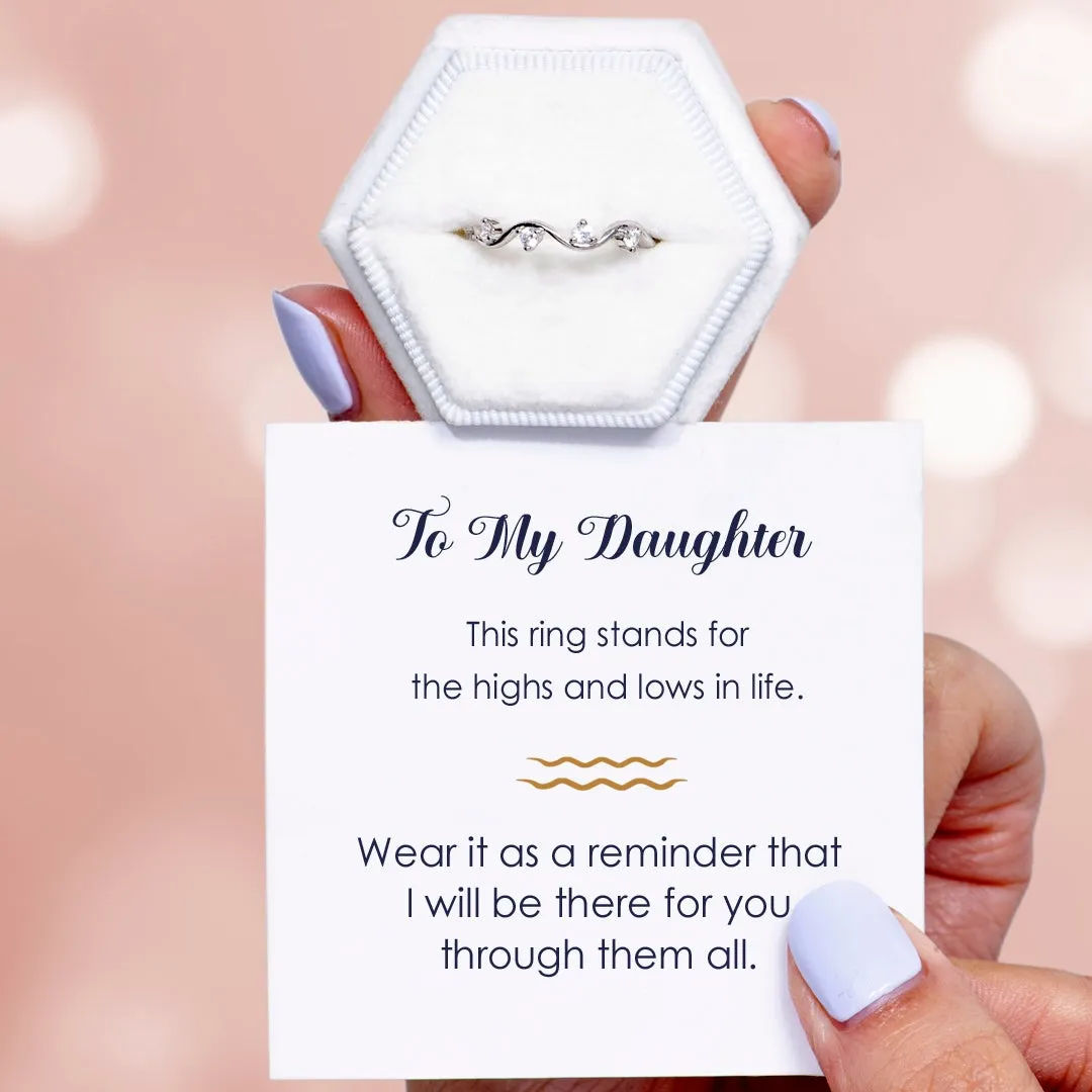 "I will be there for you through them all." Wave Ring sold by SARAH'S WHISPER product image thumbnail 2