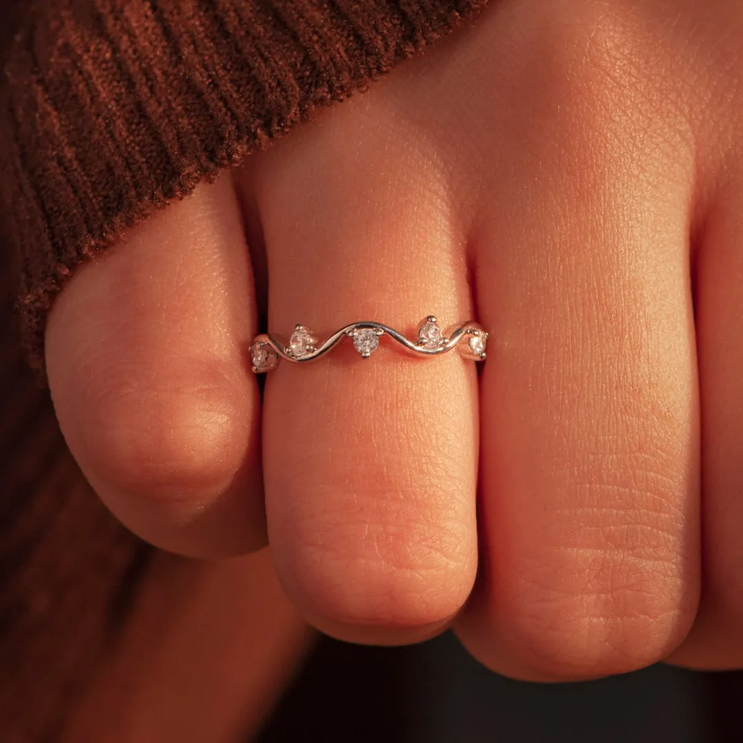 "I will be there for you through them all." Wave Ring sold by SARAH'S WHISPER product image thumbnail 3