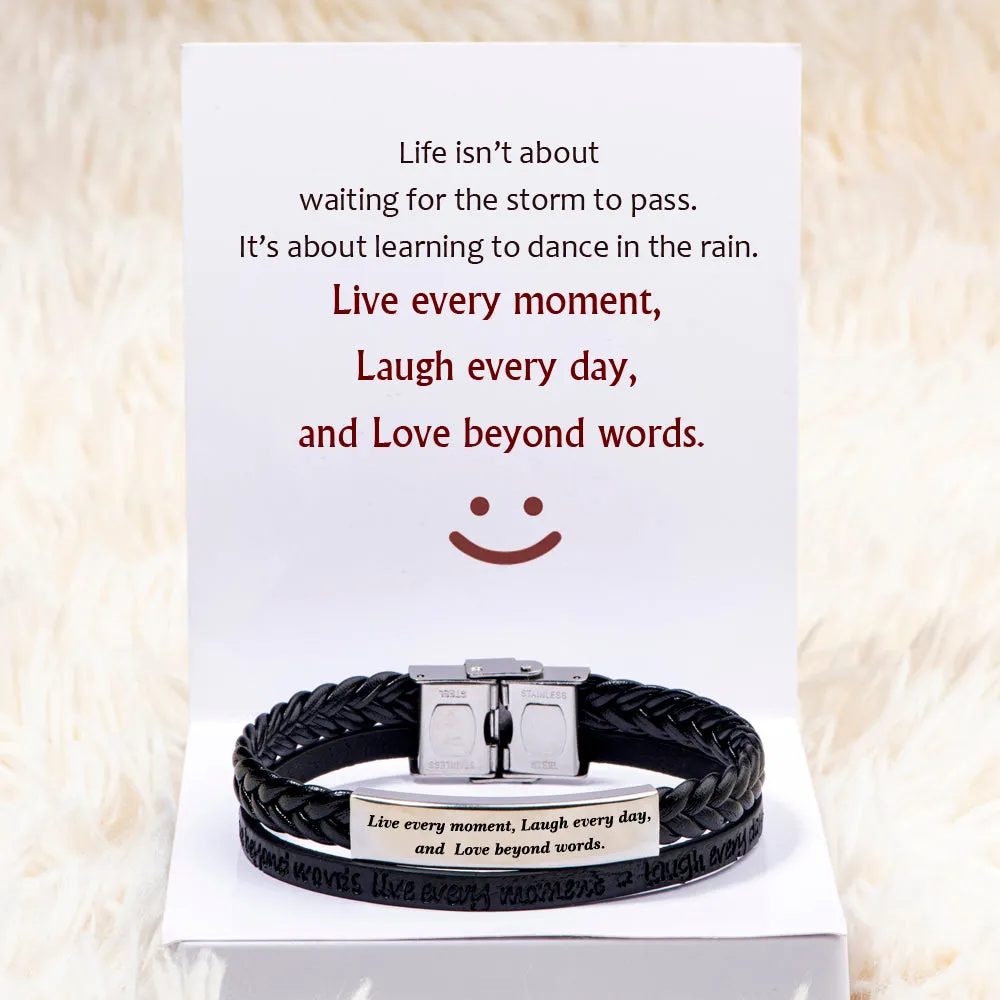 "LIve, Laugh, Love." Bracelet sold by SARAH'S WHISPER product image thumbnail 3