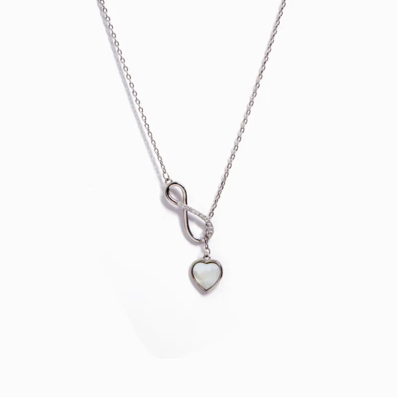 To My Granddaughter “You hold my heart forever.” Infinite Necklace sold by SARAH'S WHISPER