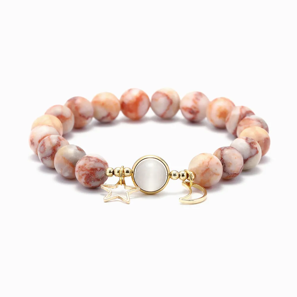 To My Daughter "My sun, moon and all of my stars." Star Bracelet sold by SARAH'S WHISPER