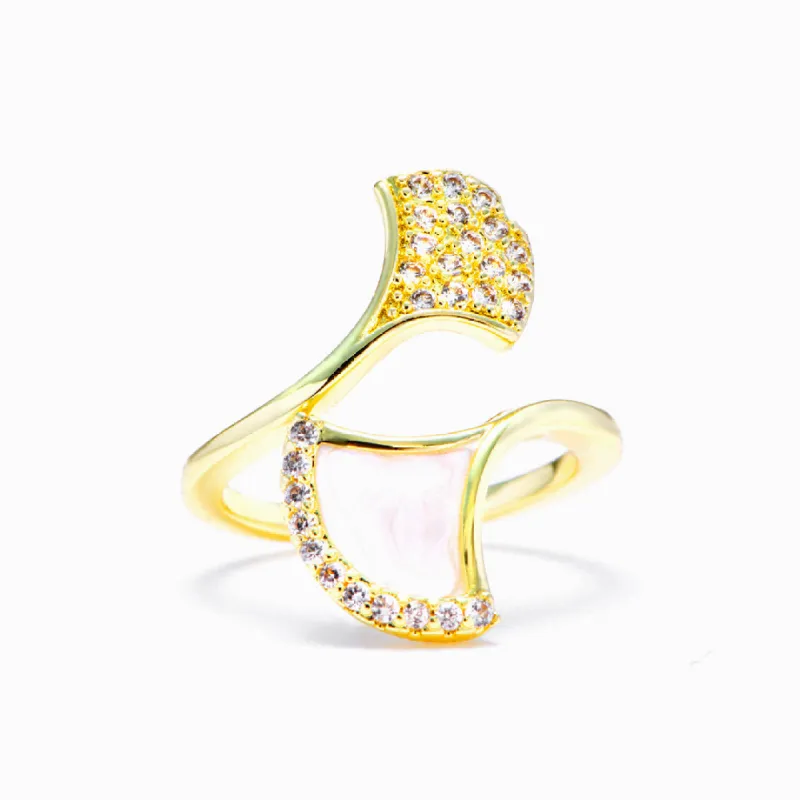To My Daughter " Like a seashell, you are beautiful and unique with a story to tell." Pearl Shell Ring sold by SARAH'S WHISPER