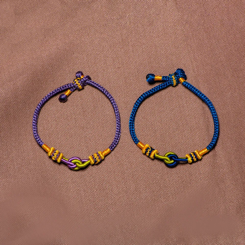 To My Grandson "A knot can never be broken" Braided Knot Bracelet sold by SARAH'S WHISPER product image thumbnail 5