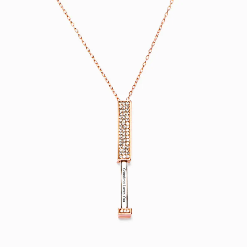 To My Granddaughter "Grandma Loves You" Necklace sold by SARAH'S WHISPER