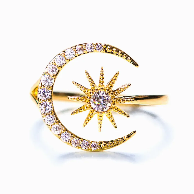 "Shine like the sun" Adjustable Ring sold by SARAH'S WHISPER