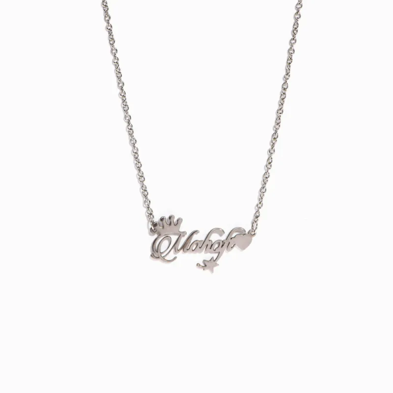 [Custom Name] To My Daughter "Straighten Your Crown" Princess Necklace sold by SARAH'S WHISPER