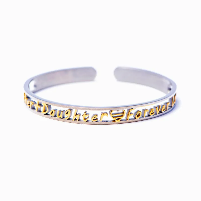 To My Daughter "Forever Love" Engraved Bracelet sold by SARAH'S WHISPER