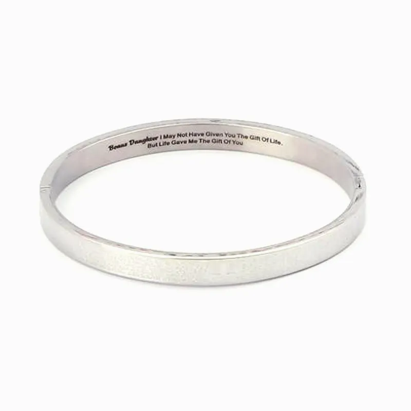 To My Bonus Daughter "BONUS DAUGHTER, I MAY NOT HAVE GIVEN YOU THE GIFT OF LIFE. BUT LIFE GAVE ME THE GIFT OF YOU" Bracelet sold by SARAH'S WHISPER