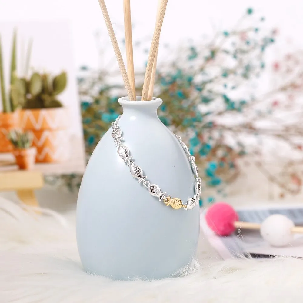 To My Daughter "Swimming against the fast current " Small Fish Bracelet sold by SARAH'S WHISPER product image thumbnail 4