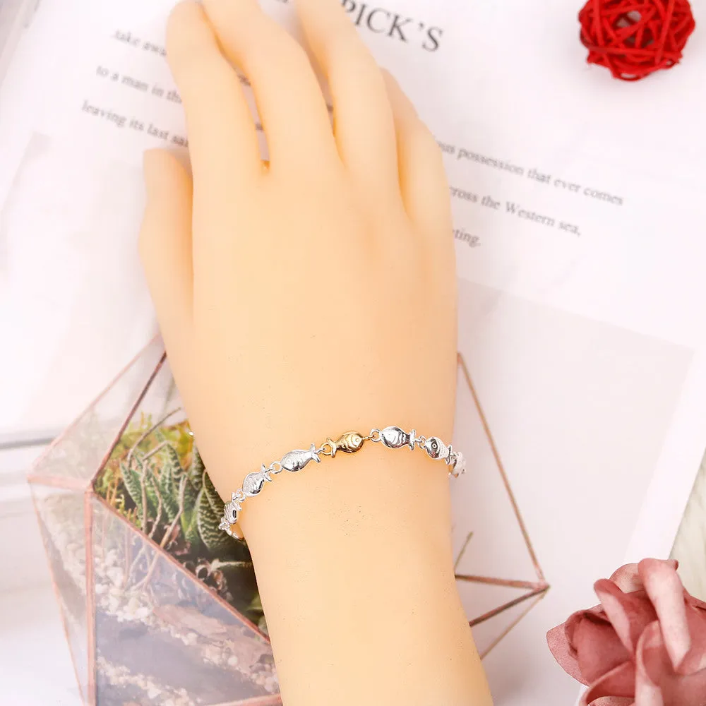 To My Daughter "Swimming against the fast current " Small Fish Bracelet sold by SARAH'S WHISPER product image thumbnail 5