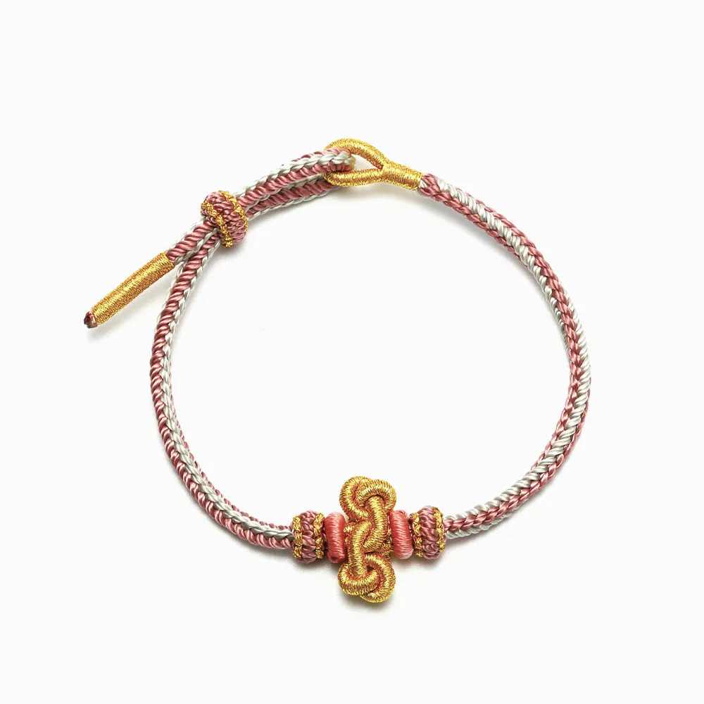 To My Granddaughter "A link that can never be undone" Handmade Braided Bracelet sold by SARAH'S WHISPER product image thumbnail 2