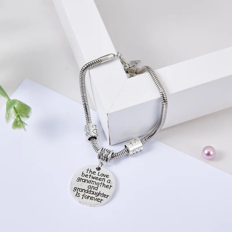 Love Between a Grandmother and Granddaughter is Forever Bracelet - Family Jewelry Gift sold by SARAH'S WHISPER
