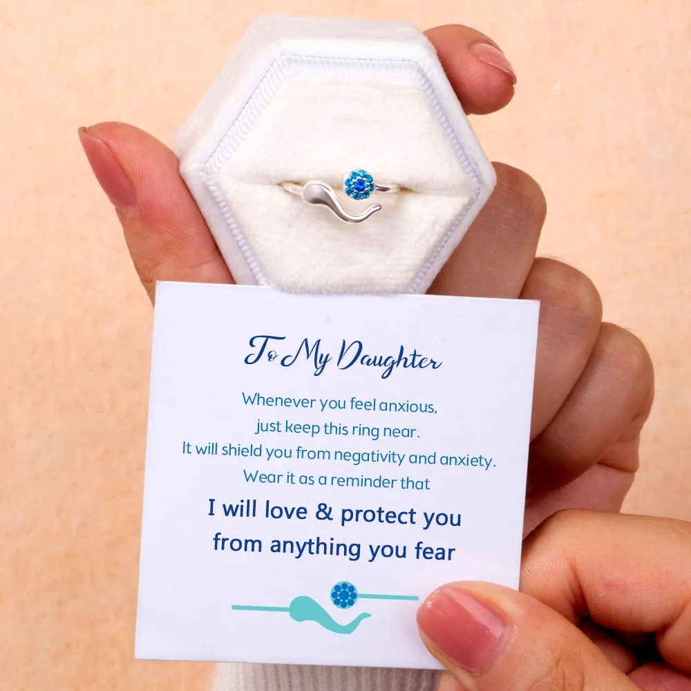 To My Daughter "Protect you from anything you fear" Evil Eye Ring sold by SARAH'S WHISPER product image thumbnail 2