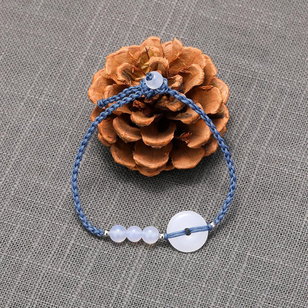 To My Granddaughter "Life's perfect pair" Jade Bracelet sold by SARAH'S WHISPER product image thumbnail 4