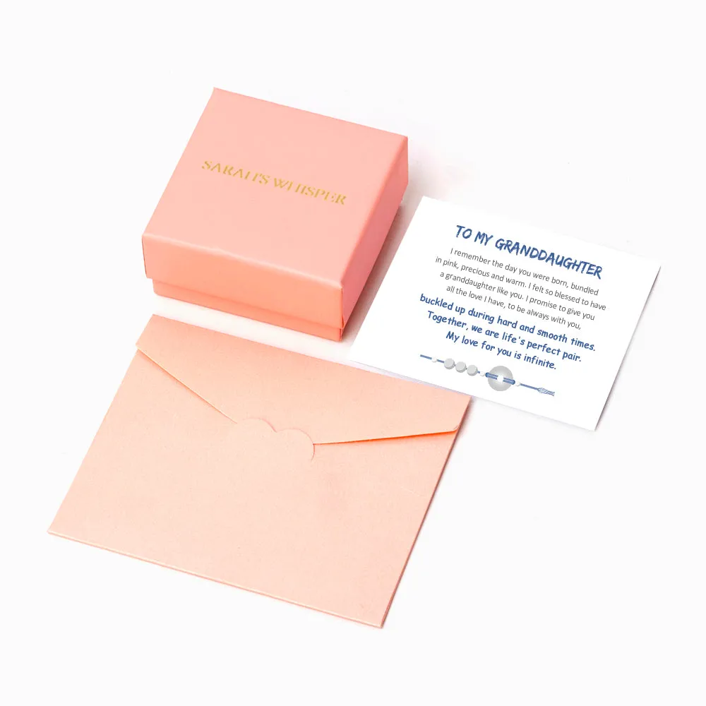 To My Granddaughter "Life's perfect pair" Jade Bracelet sold by SARAH'S WHISPER product image thumbnail 5