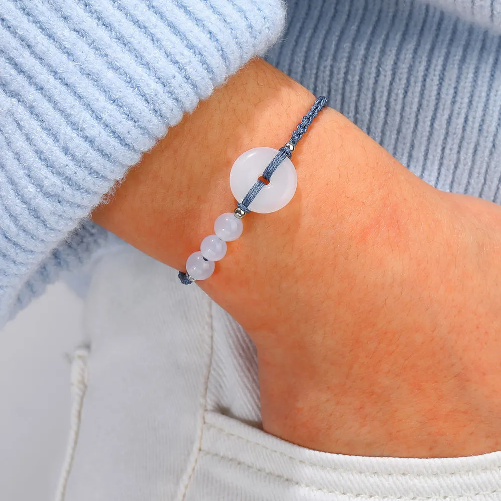 To My Granddaughter "Life's perfect pair" Jade Bracelet sold by SARAH'S WHISPER product image thumbnail 3