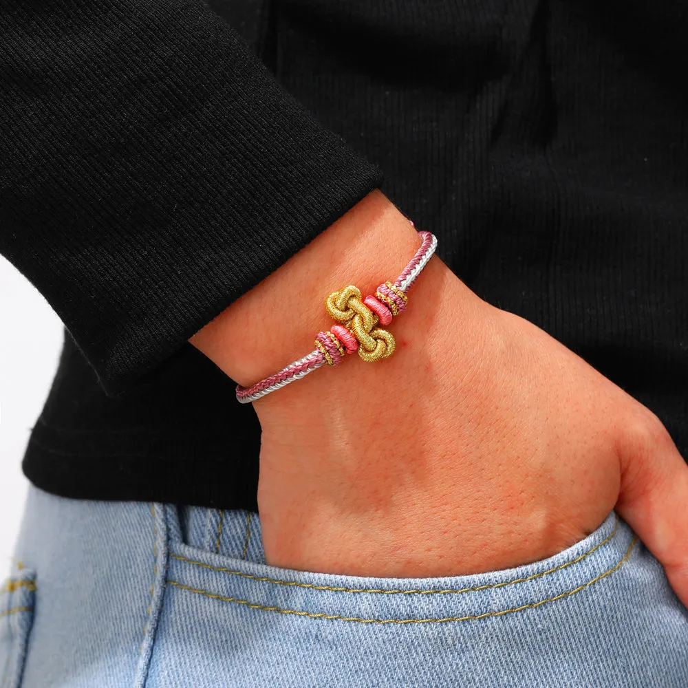 To My Granddaughter "Forever Linked Together" Handmade Braided Bracelet sold by SARAH'S WHISPER product image thumbnail 4