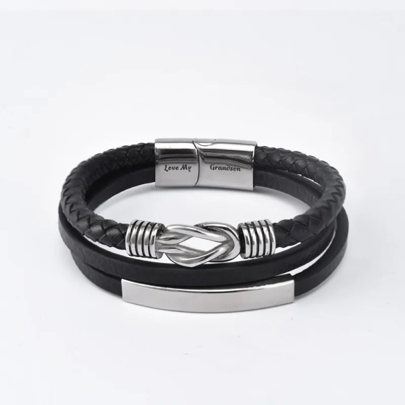 To My Grandson " Love My Grandson" Bracelet sold by SARAH'S WHISPER