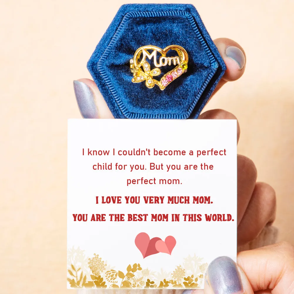 To My Mother "Perfect Mom" Mom Ring sold by SARAH'S WHISPER product image thumbnail 2