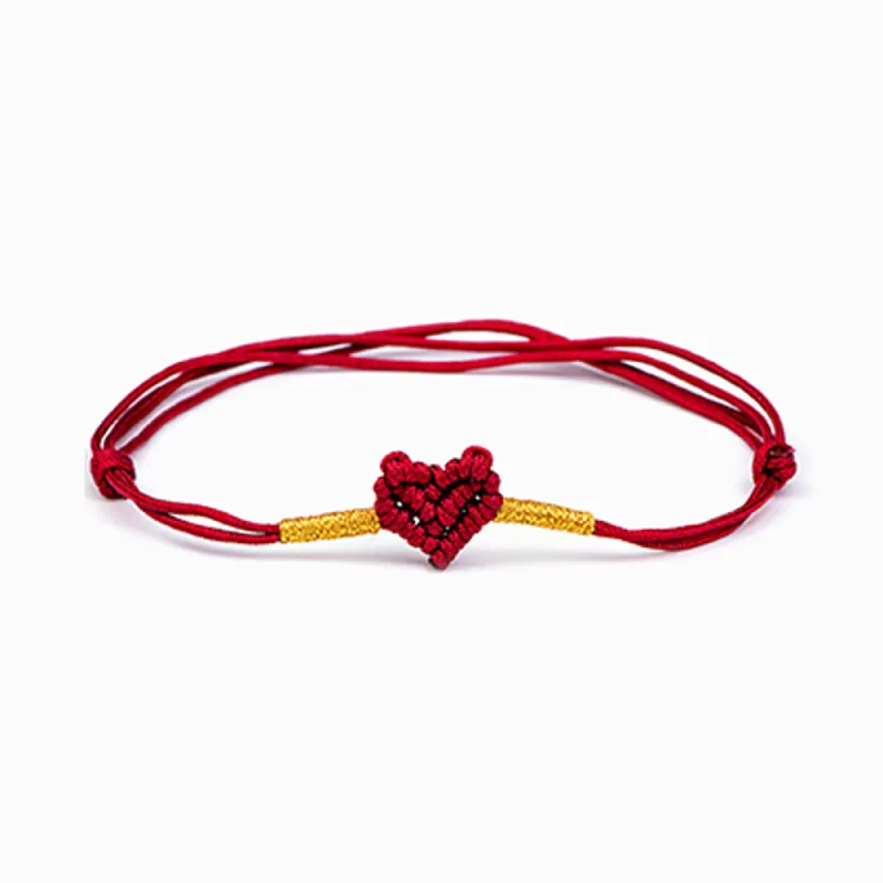 To My Daughter "Remember to love yourself adequately" Dainty Heart Bracelet sold by SARAH'S WHISPER